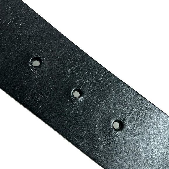 Gucci Belt 80-32 - Black Silver And Gold Leather - Picture 5 of 6